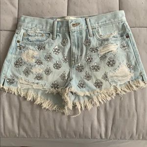 Abercrombie and Fitch Jean Shorts